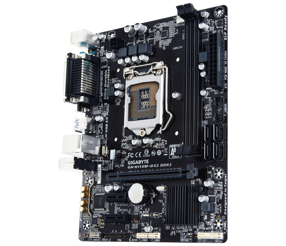 GIGABYTE GA-H110M-DS2 DDR3 (rev. 1.0) – image 3