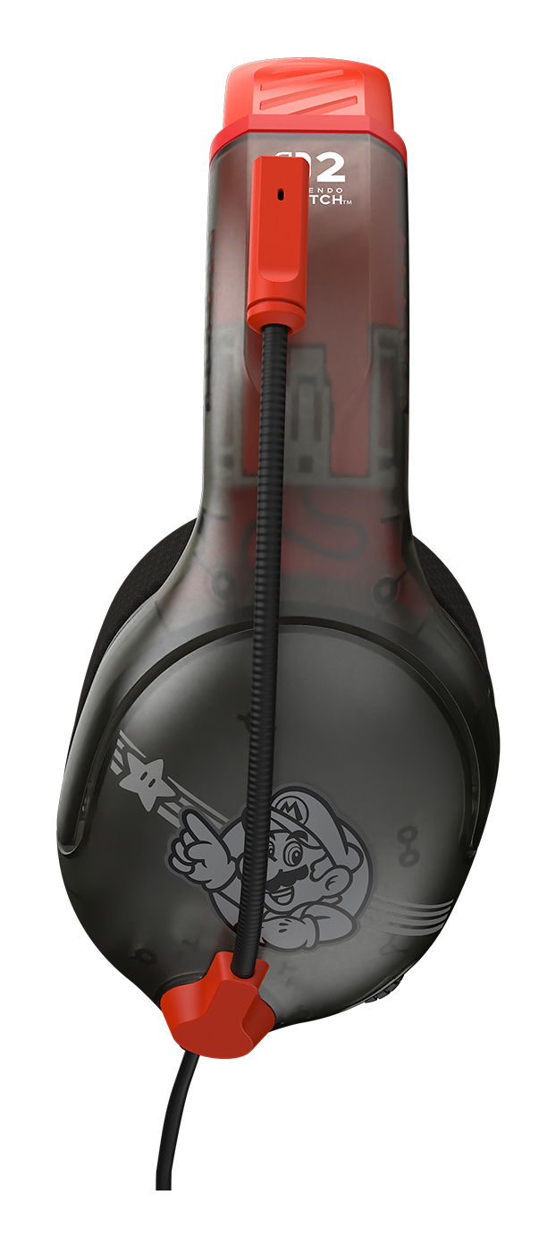 Turtle Beach Airlite Fit Mario Star Casque de Gaming Filaire sous Licence Officielle pour Nintendo Switch 2