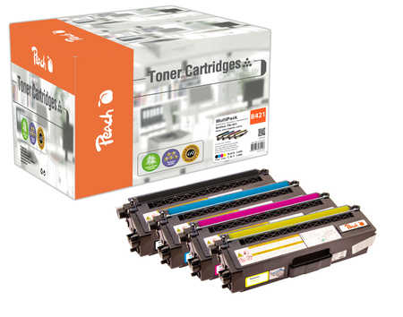 Peach 112071 toner cartridge 4 pc(s) Compatible Black, Cyan, Magenta, Yellow