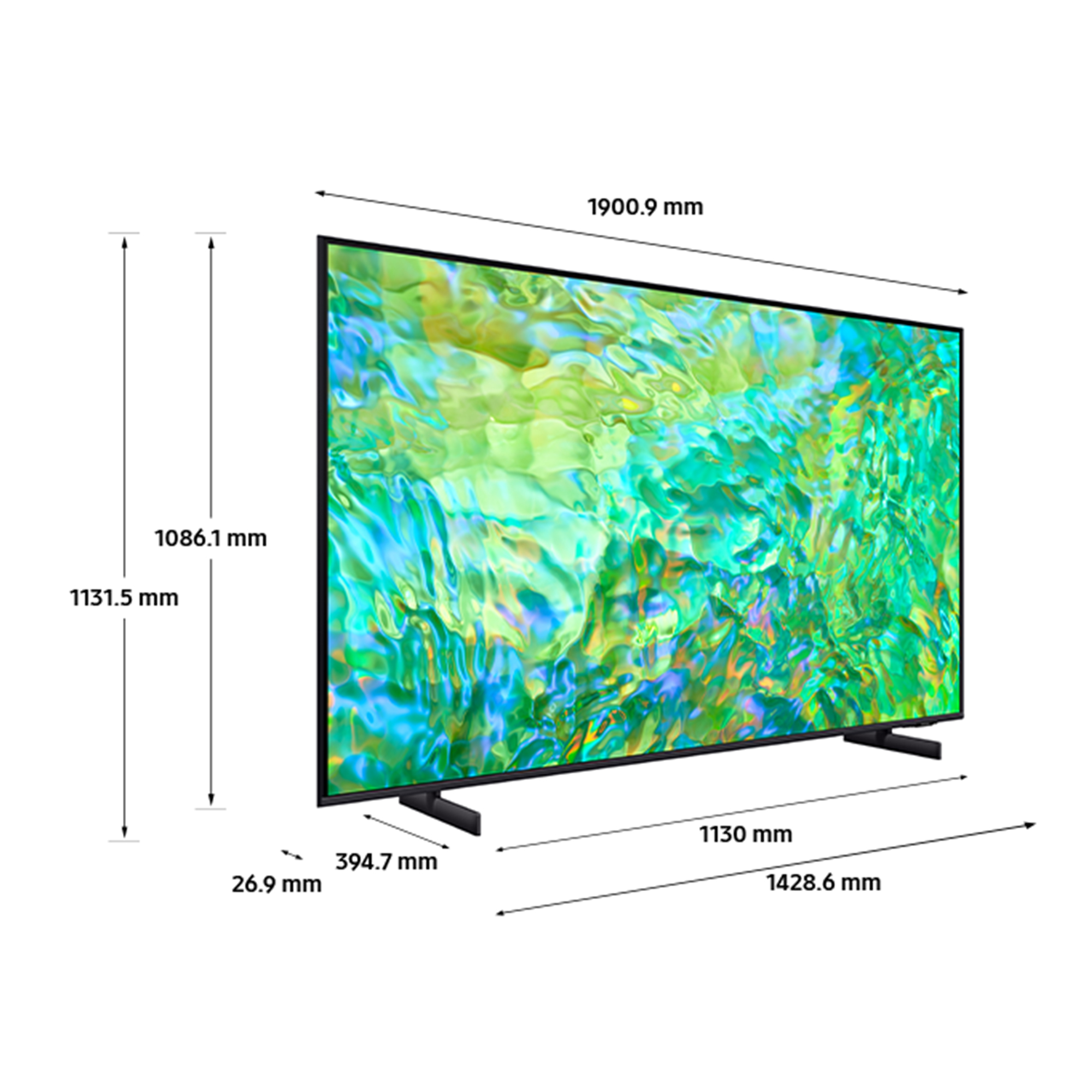 Samsung Series 8 UE85CU8000KXXU TV 2.16 m (85") 4K Ultra HD Smart TV Wi-Fi Black – image 2