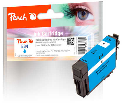 Peach PI200-548 ink cartridge 1 pc(s) Compatible Standard Yield Cyan