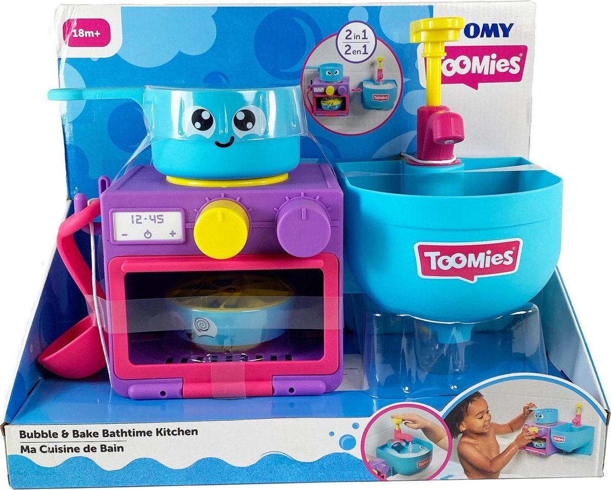 Tomy E73264 kylpylelu, lelu & tarra Kylpyleikkisetti Monivärinen
