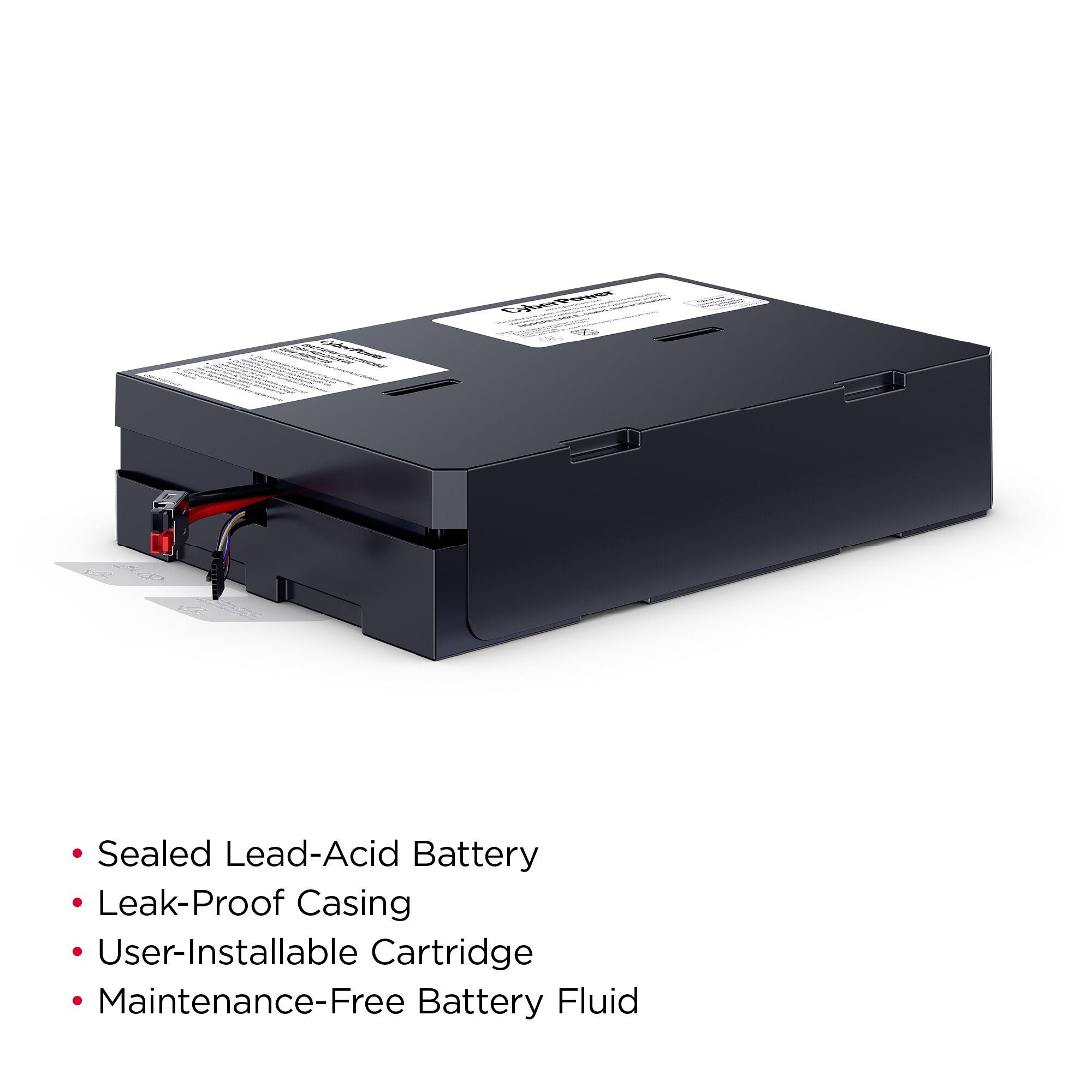 صورة CyberPower RB1270X4H عبوة بطارية UPS VRLA 12 فولت 7 أمبير (4 قطع)