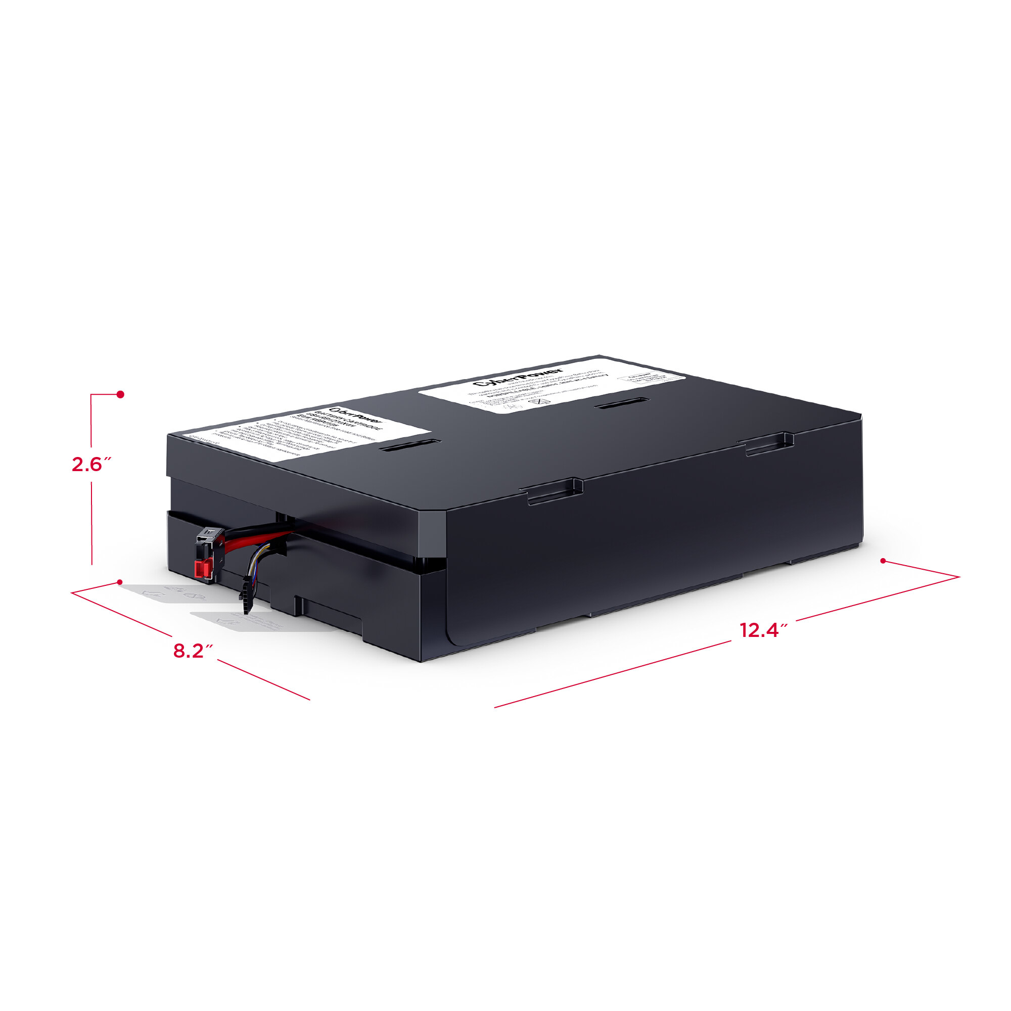 صورة CyberPower RB1270X4H عبوة بطارية UPS VRLA 12 فولت 7 أمبير (4 قطع)