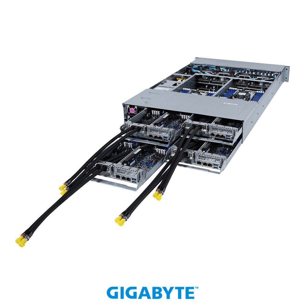 Gigabyte H262-ZL0 Socket SP3 Rack (2U) Grå