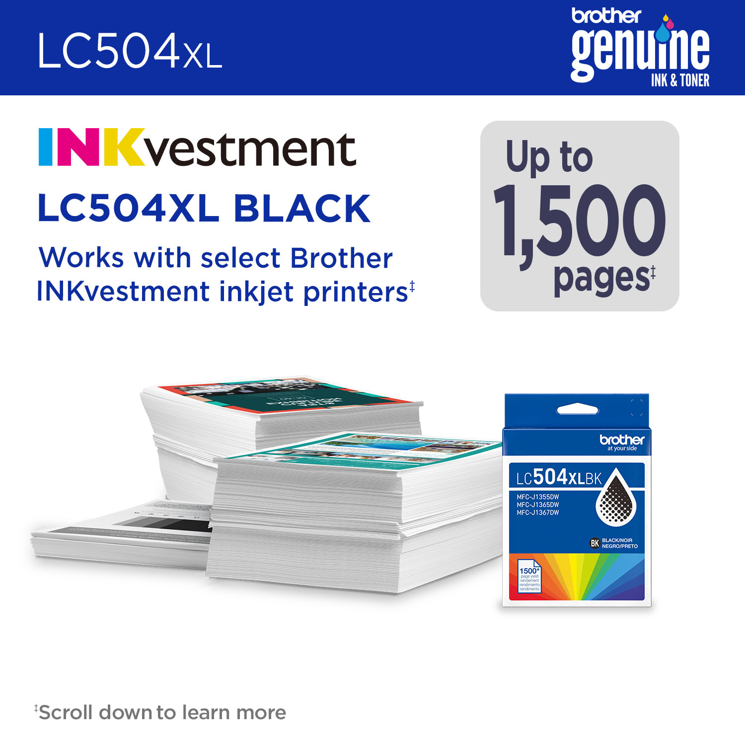 Brother LC504XLBKS ink cartridge 1 pc(s) Original High (XL) Yield Black – image 2