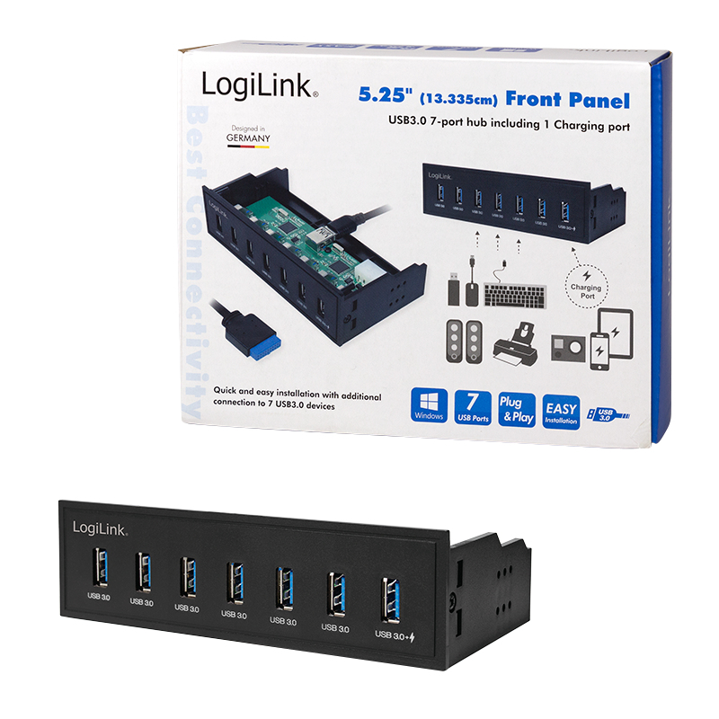 LogiLink UA0342 card reader Internal Black – image 6