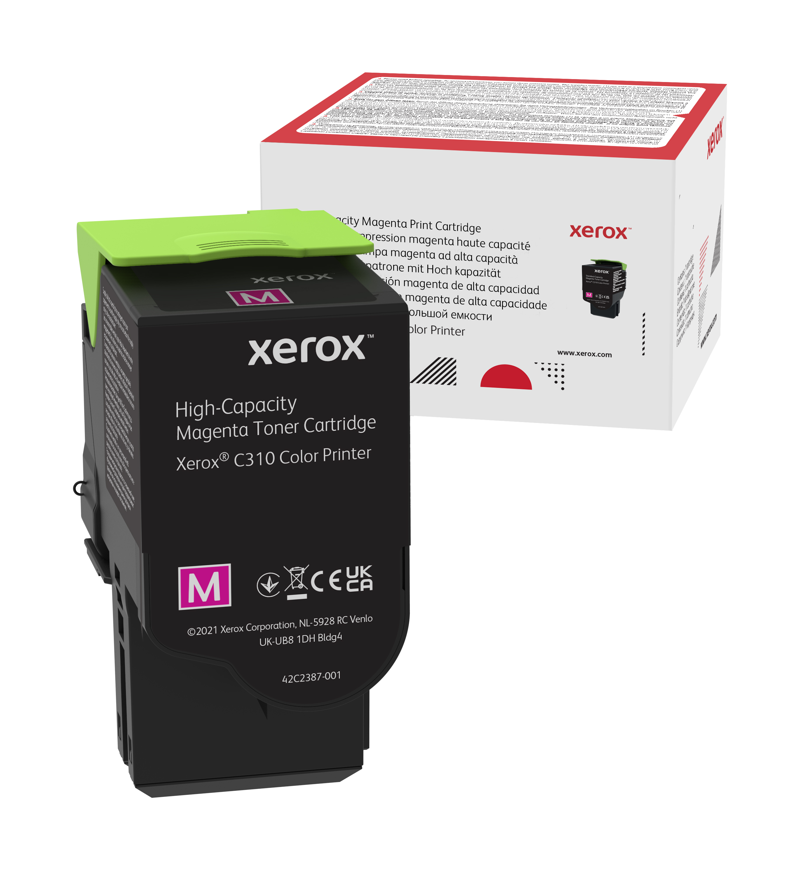 Xerox C310/C315 magenta tonerkassett, högkapacitet (5 500 sidor)
