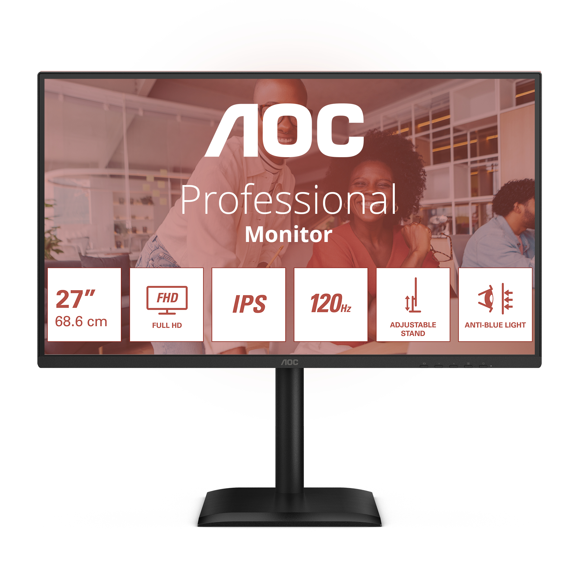 AOC 27E4U Monitor PC 68,6 cm (27") 1920 x 1080 Pixel Full HD LED Nero