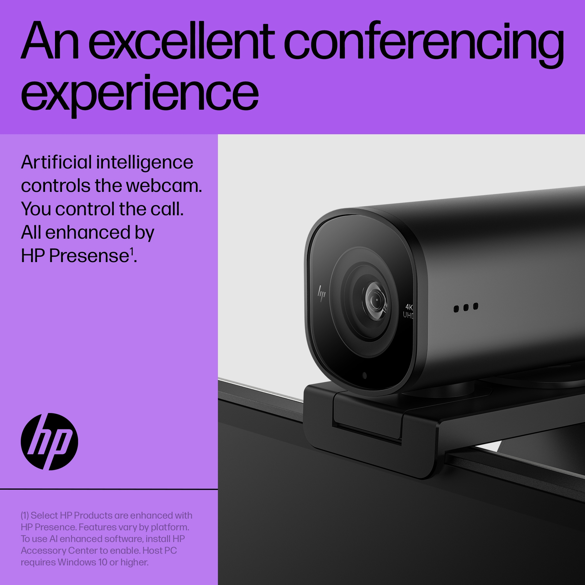 HP 325 FHD Webcam. HP segment: Business. Windows operating systems supported: Windows 10, Windows 11, Mac operating system