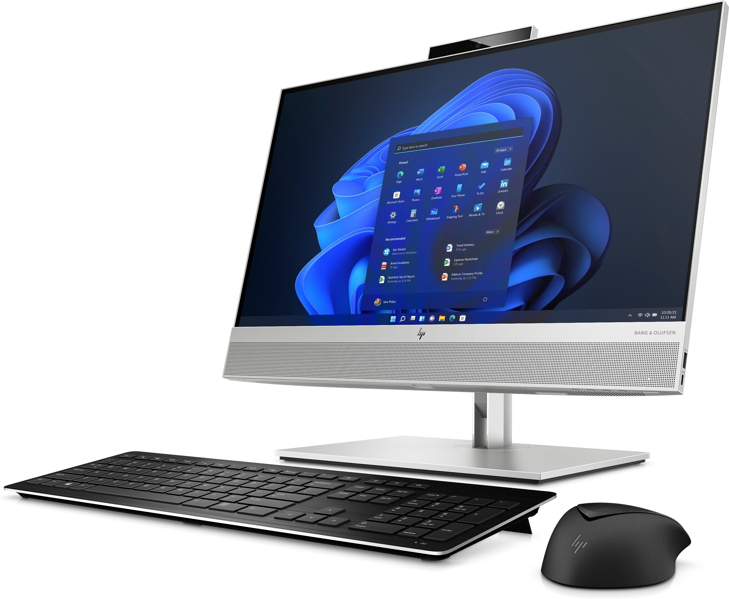 HP EliteOne 800 G6 Intel® Core™ i7 i7-10700 60.5 cm (23.8″) 1920 x 1080 pixels Touchscreen All-in-One PC 16 GB DDR4-SDRAM 512 GB SSD Windows 11 Pro Wi-Fi 6 (802.11ax) Silver image 3