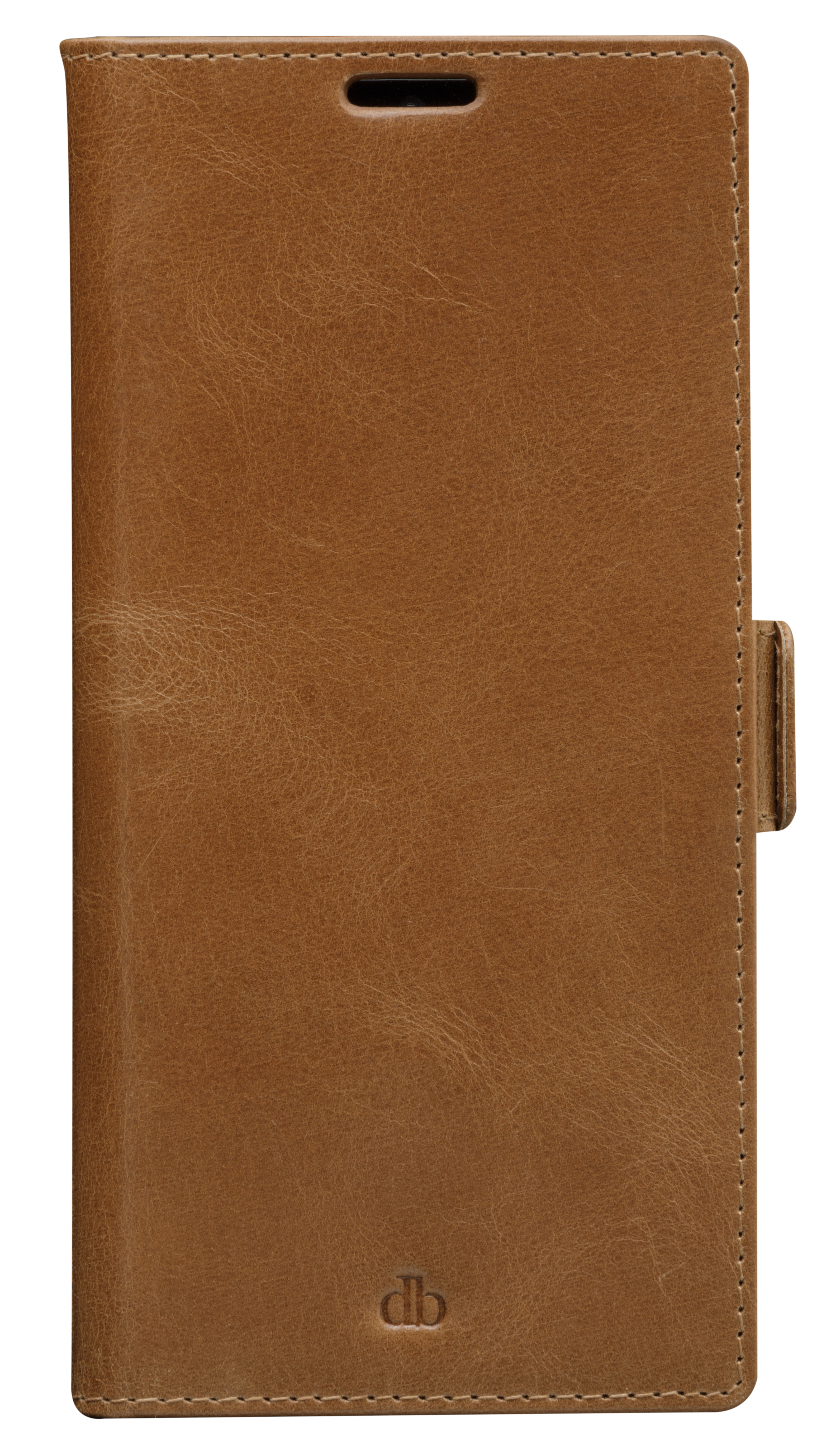 dbramante1928 Copenhagen Slim - Flip cover for mobile phone - full-grain leather - tan - for Samsung Galaxy S22 Ultra
