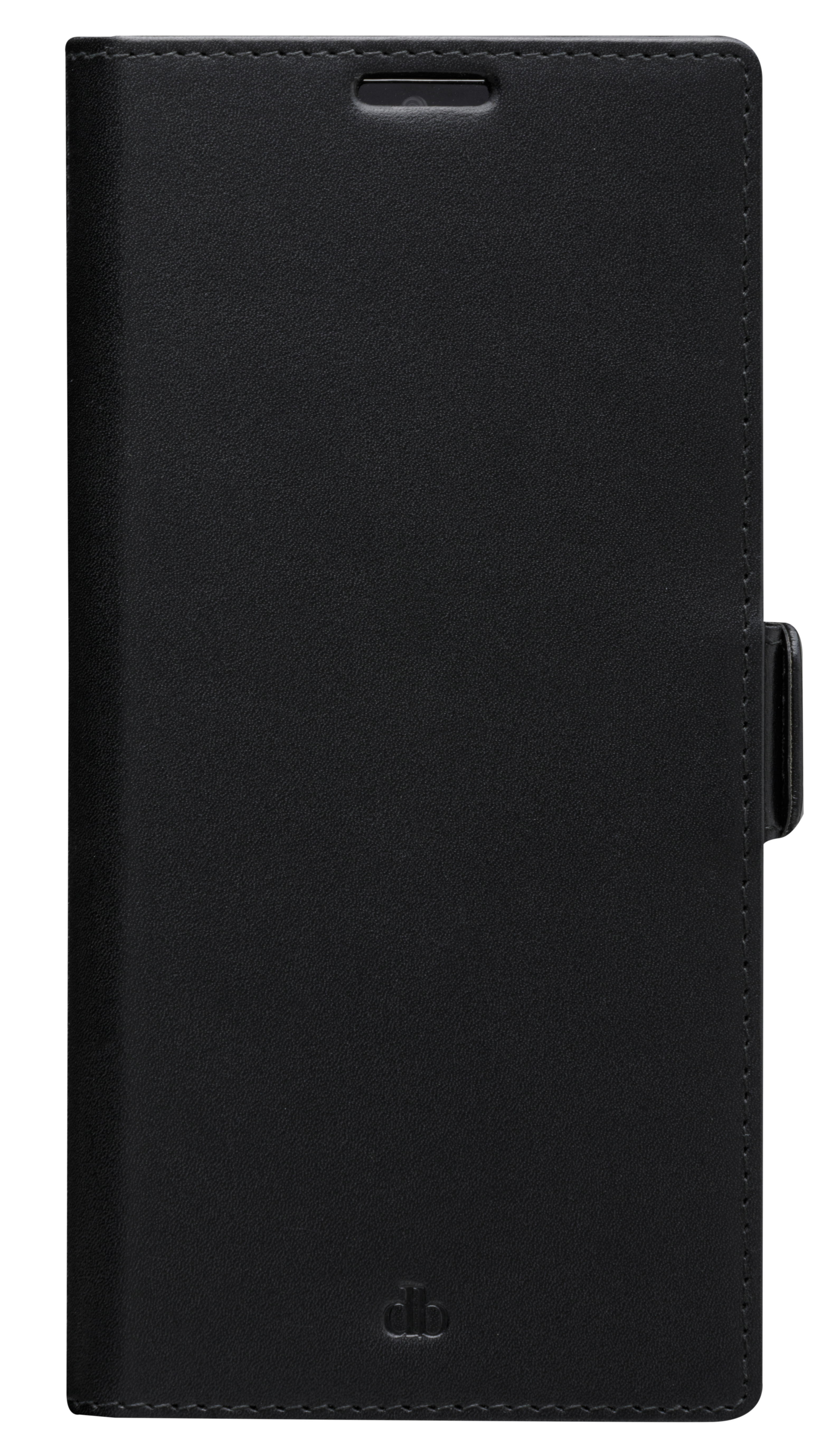 dbramante1928 Copenhagen Slim - Flip cover for mobile phone - full-grain leather - black - for Samsung Galaxy S22 Ultra