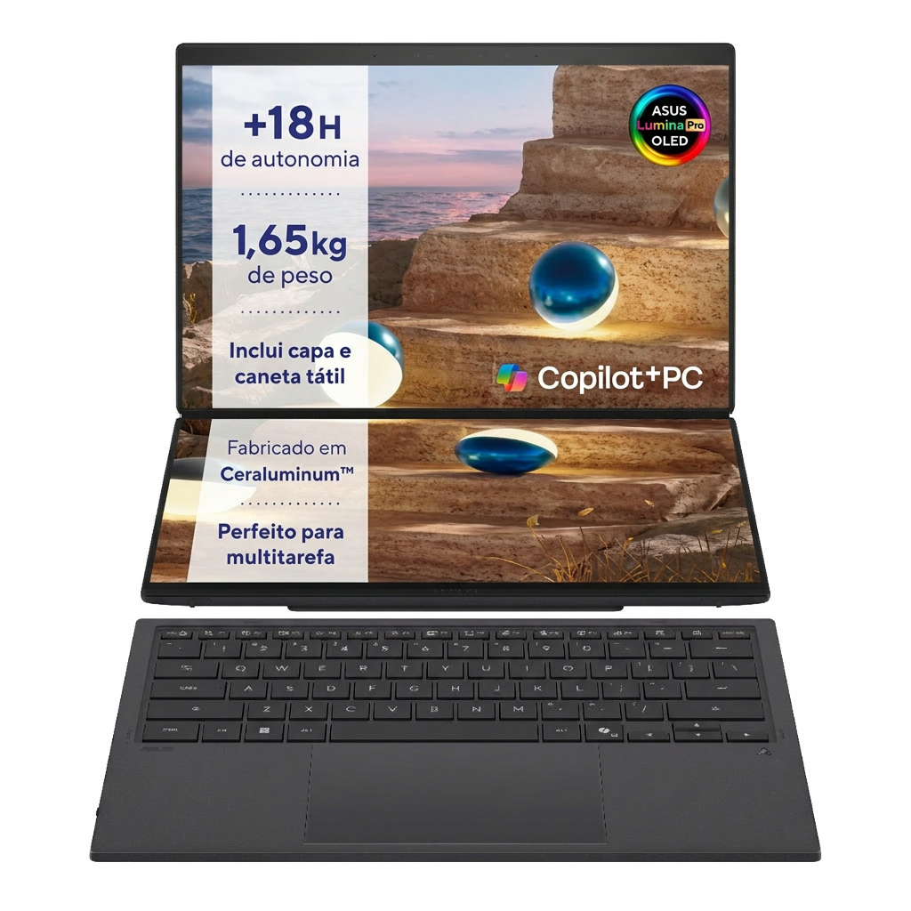 ASUS Zenbook Duo UX8407AA-U93AOHDCB1 Copilot+ PC Intel Core Ultra 9 386H Hybrid (2-in-1) – image 1