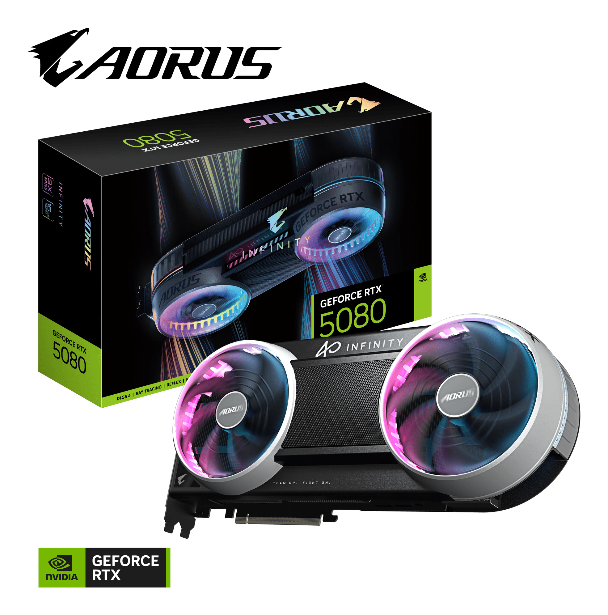 GIGABYTE AORUS GeForce RTX 5080 INFINITY 16G – image 2