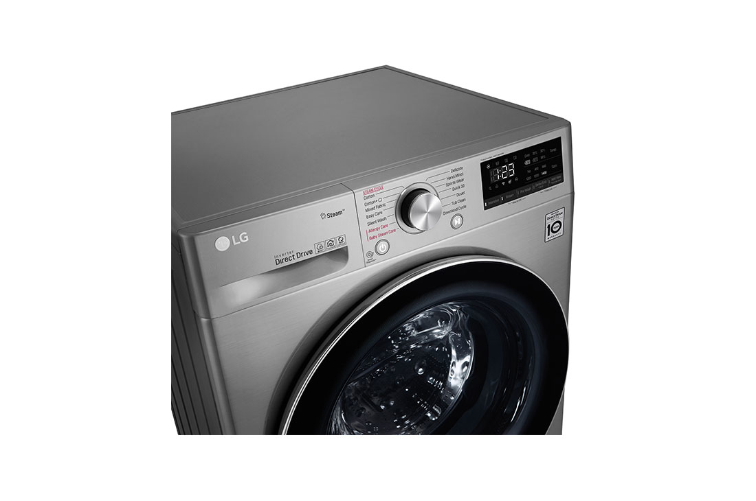 LG F2V5GGP2T washer dryer Freestanding Front-load Chrome – image 7