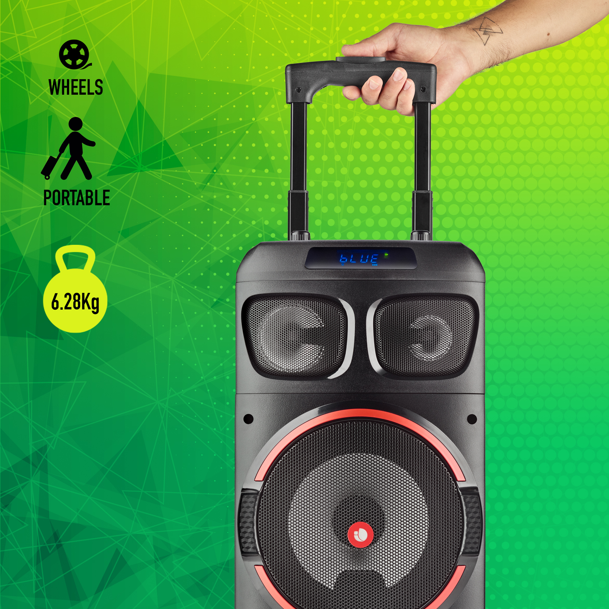 NGS WILD DUB ZERO Stereo portable speaker Black 120 W image 10