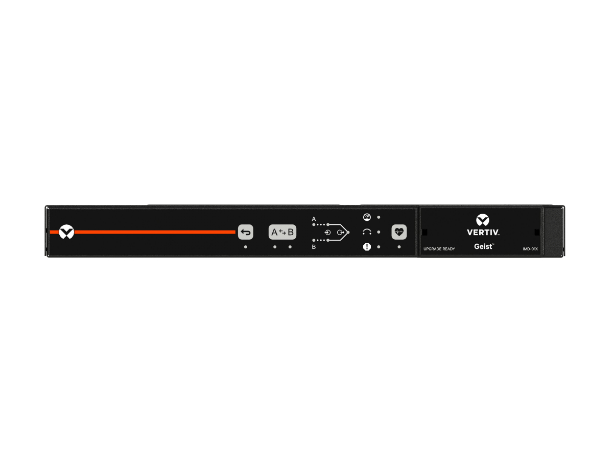 Vertiv Geist AU01X1R0-12CF17-2C20C20A900-D power distribution unit (PDU) 12 AC outlet(s) 0U Black – image 1