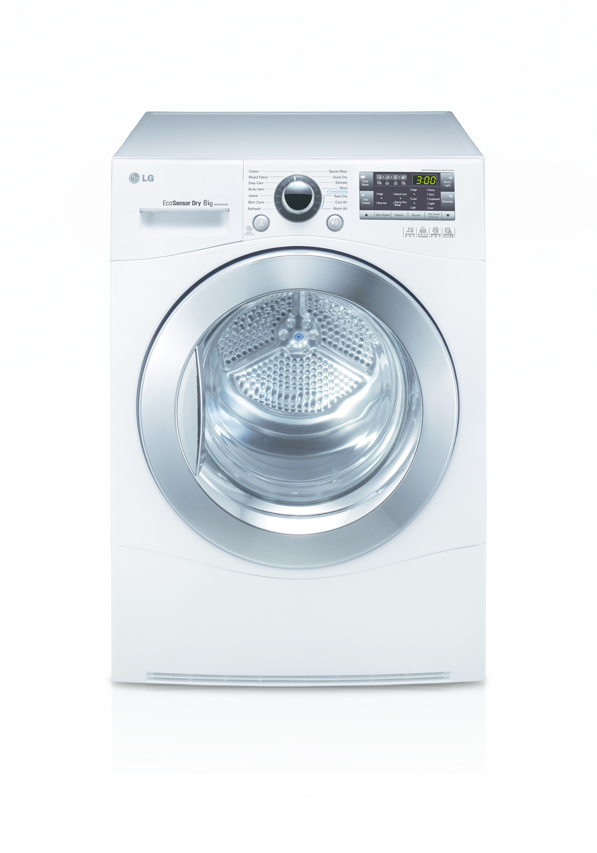 LG RC8055AH2Z tumble dryer Freestanding Front-load