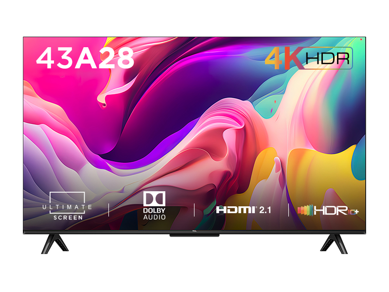 TCL A28 109.2 cm (43") 4K Ultra HD Smart TV Wi-Fi Black 260 cd/m² – image 2