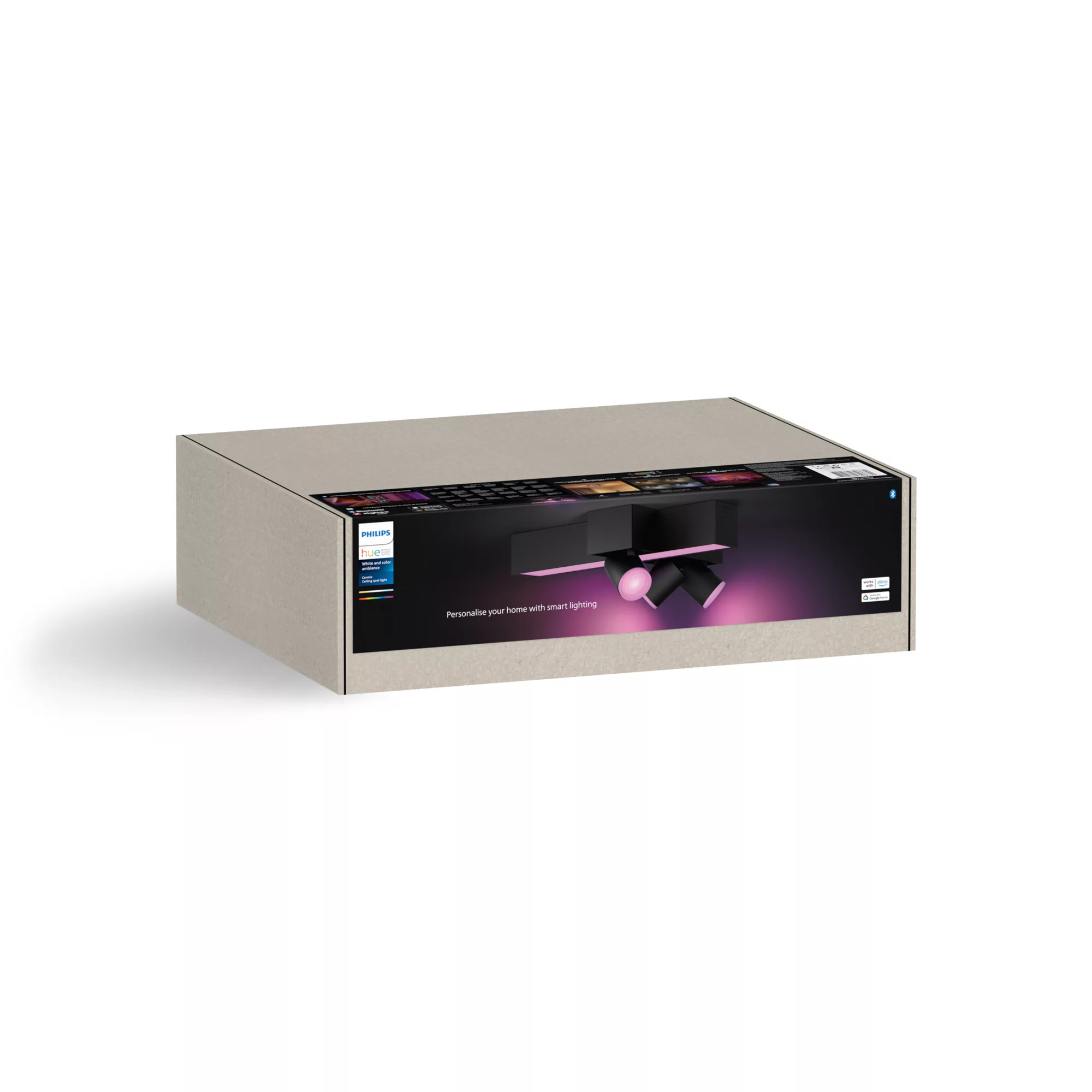 Philips by Signify Philips Hue White and colour ambience Centris 3-spot cross ceiling light – image 6