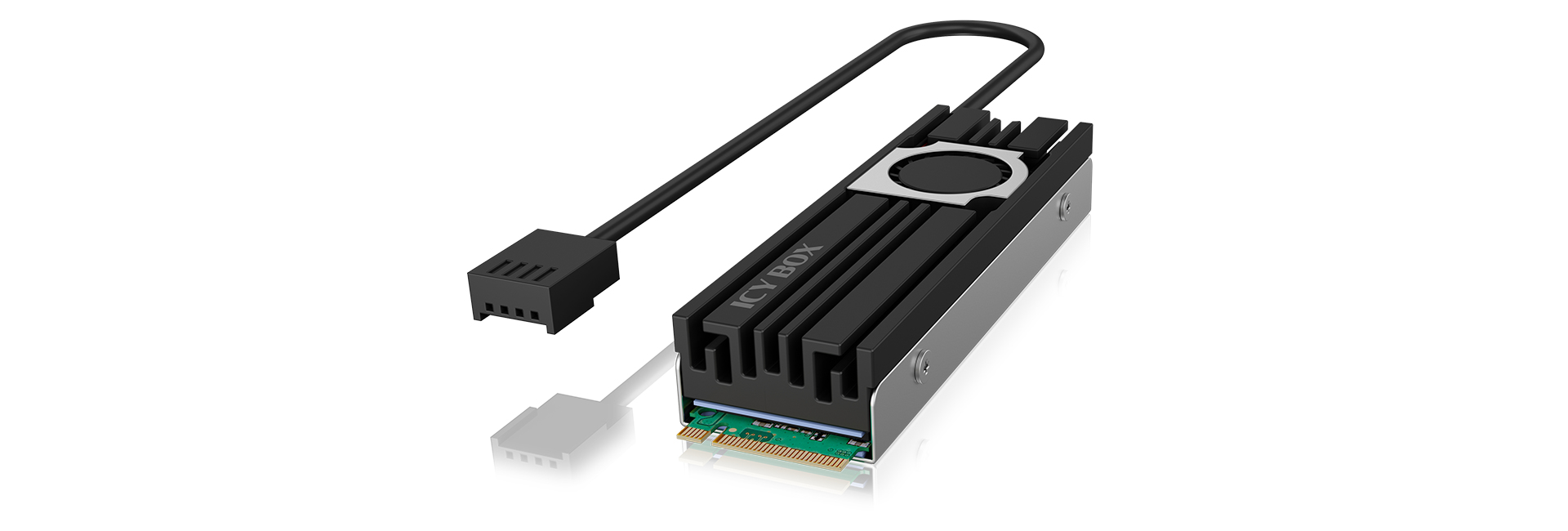 ICY BOX IB-M2HSF-703 Solid-state drive Heatsink/Radiator – image 2