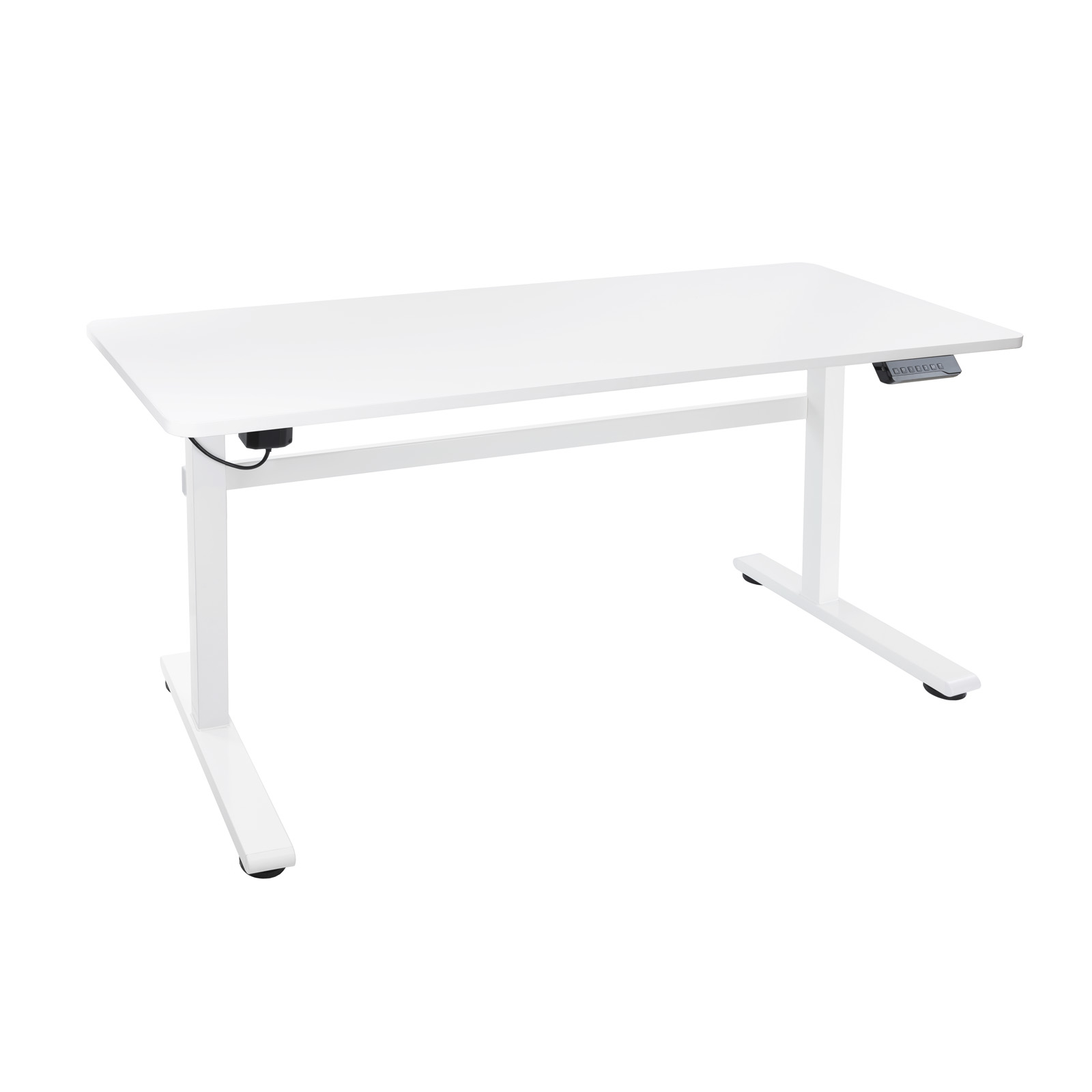 صورة مكتب Standing TooQ Atlas أبيض 1400x600 ملم