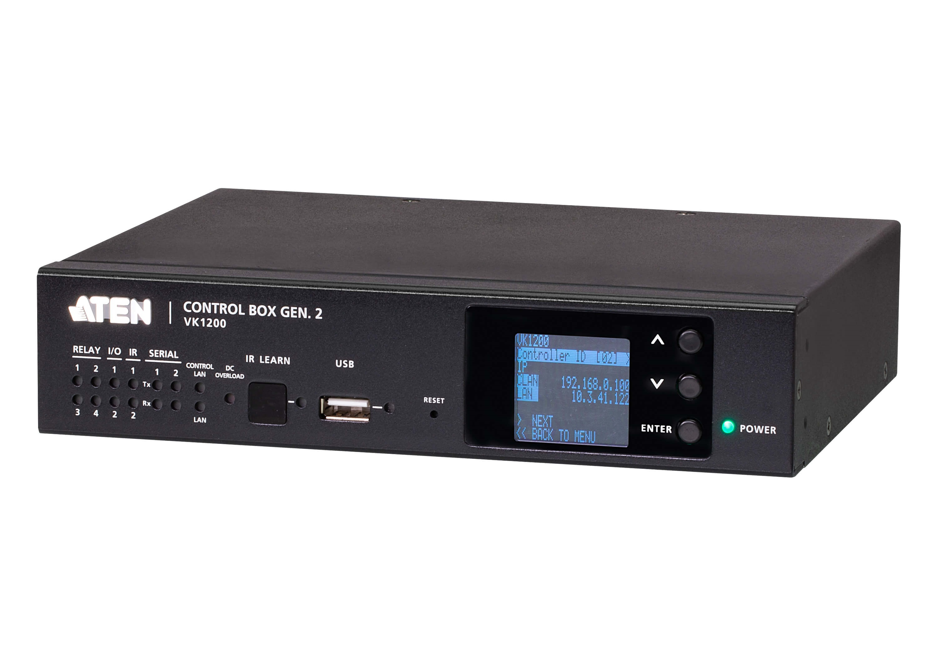 ATEN Kontrollsystem – Compact Control Box Gen. 2 med dubbla LAN-portar