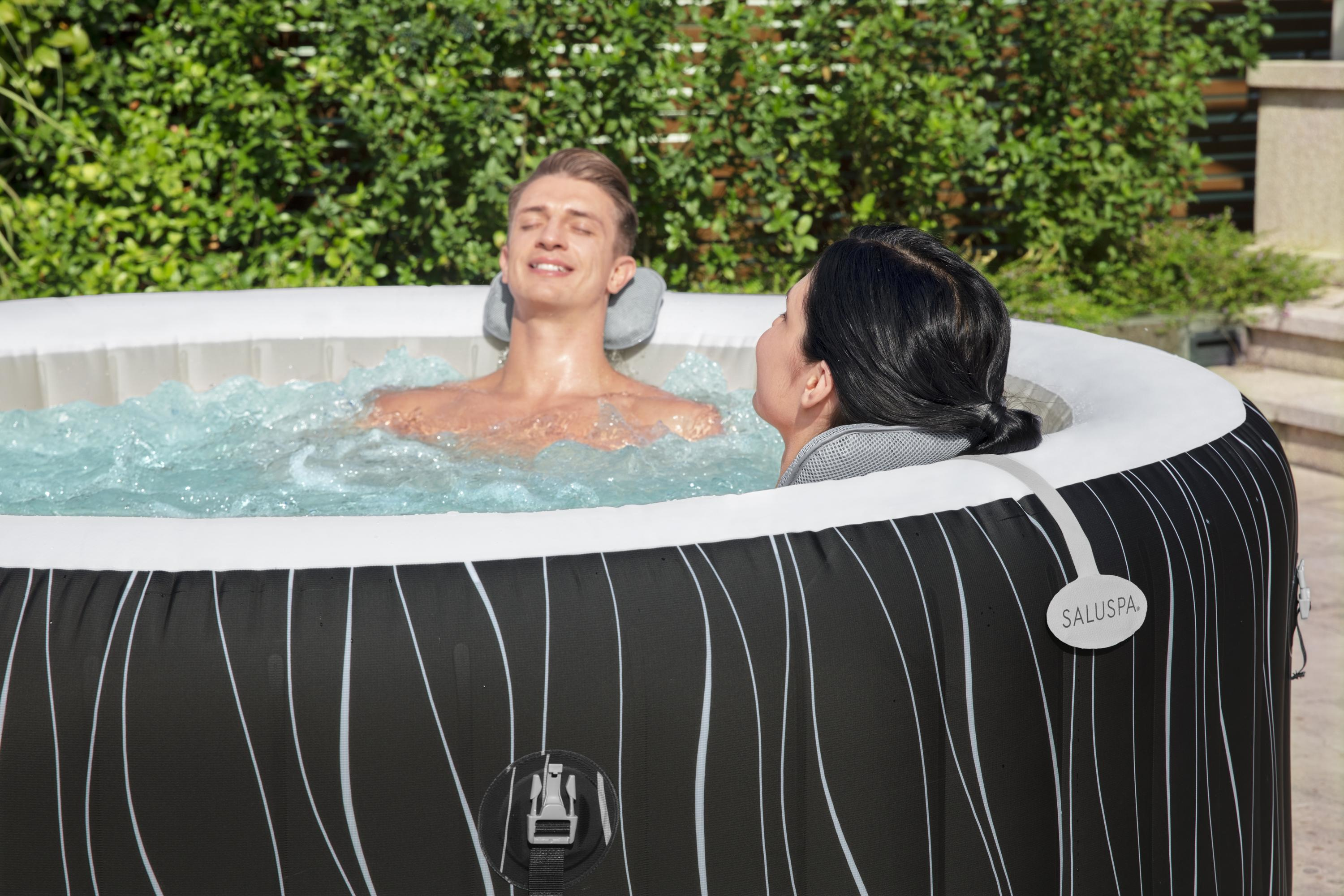 صورة Lay-Z-Spa وسادة مبطنة لجاكوزي سبا - رمادي
