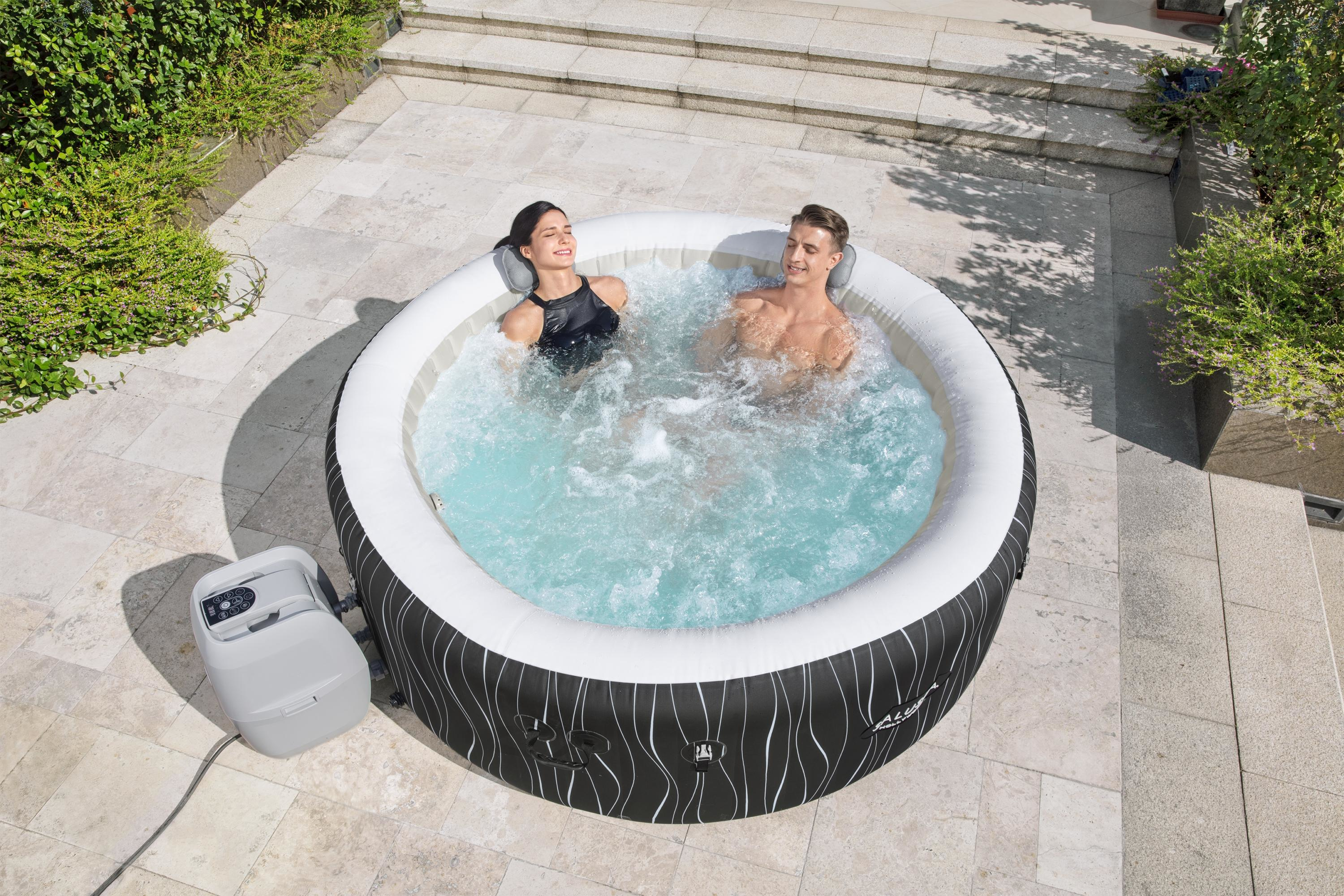 صورة Lay-Z-Spa وسادة مبطنة لجاكوزي سبا - رمادي