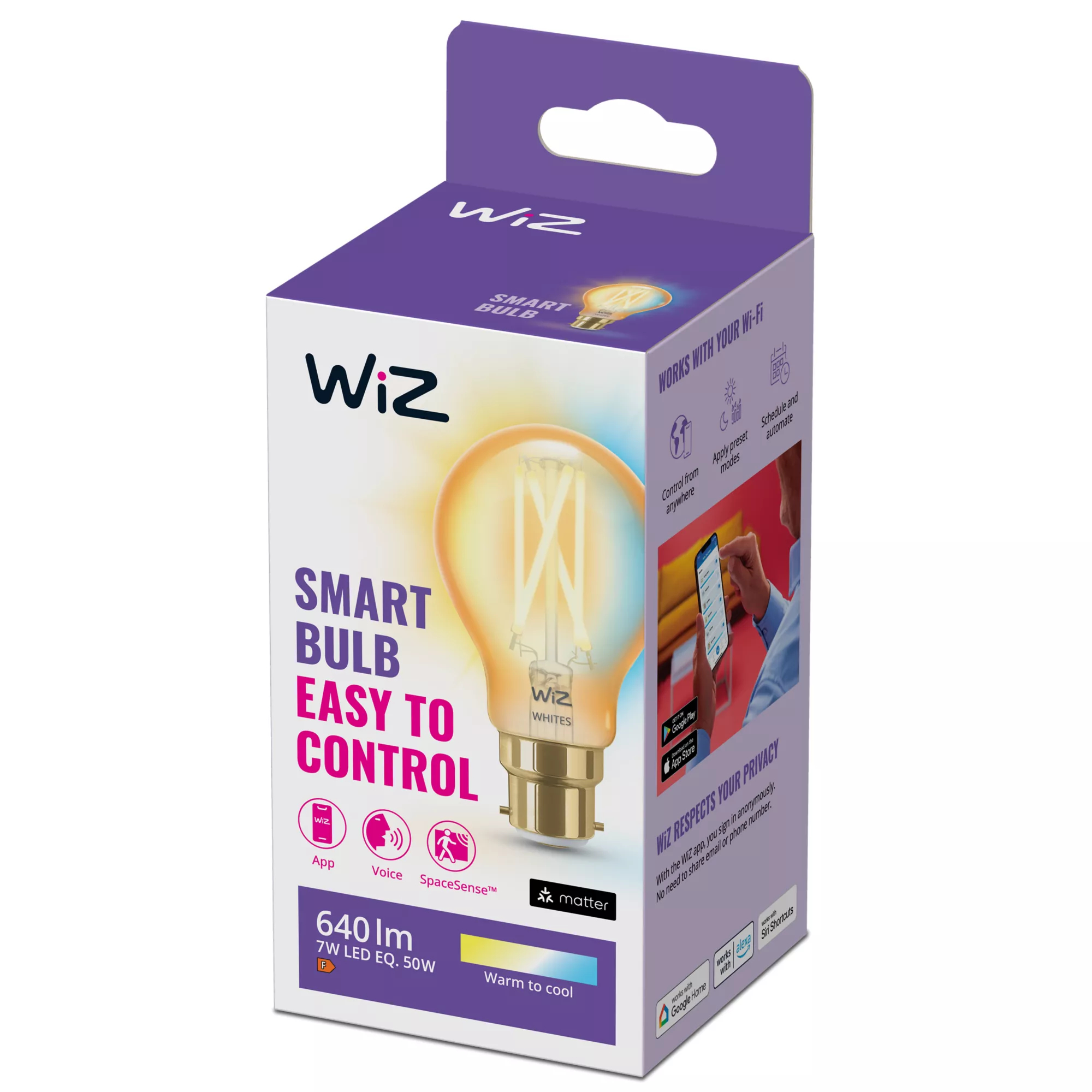 WiZ Filament Bulb Amber – image 2