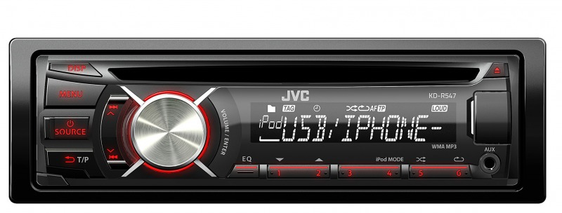JVC KD-R547EE Black