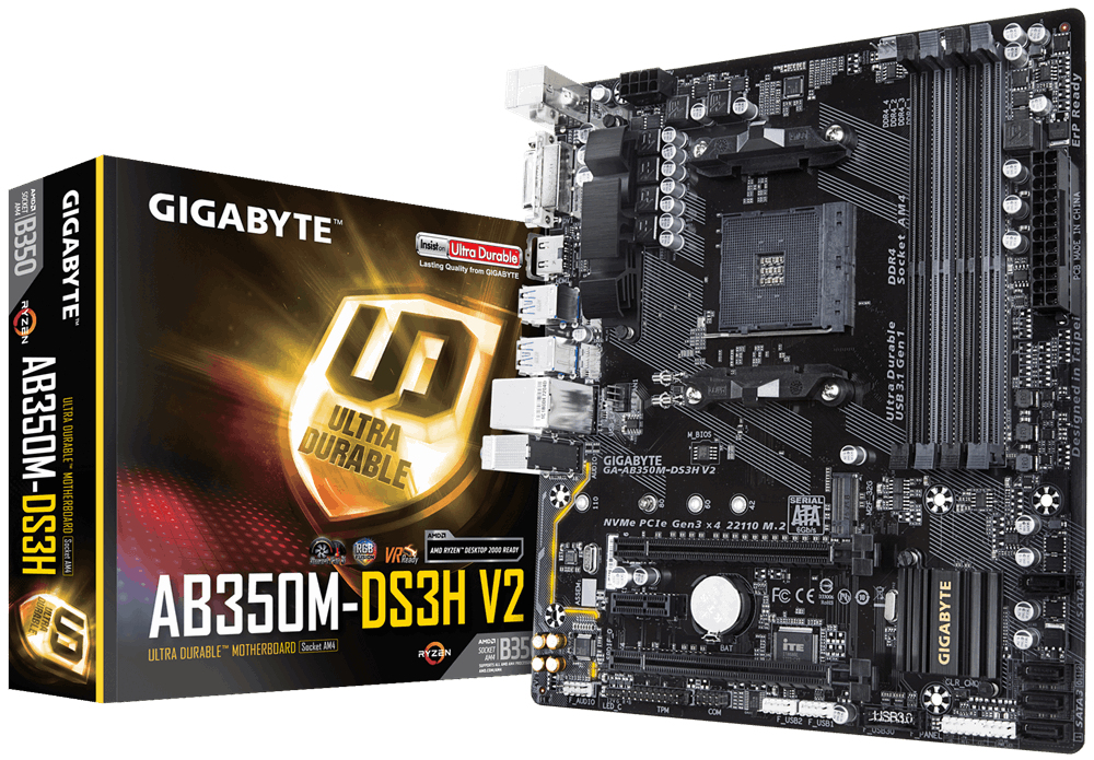 GIGABYTE GA-AB350M-DS3H V2 (rev. 1.1) – image 5
