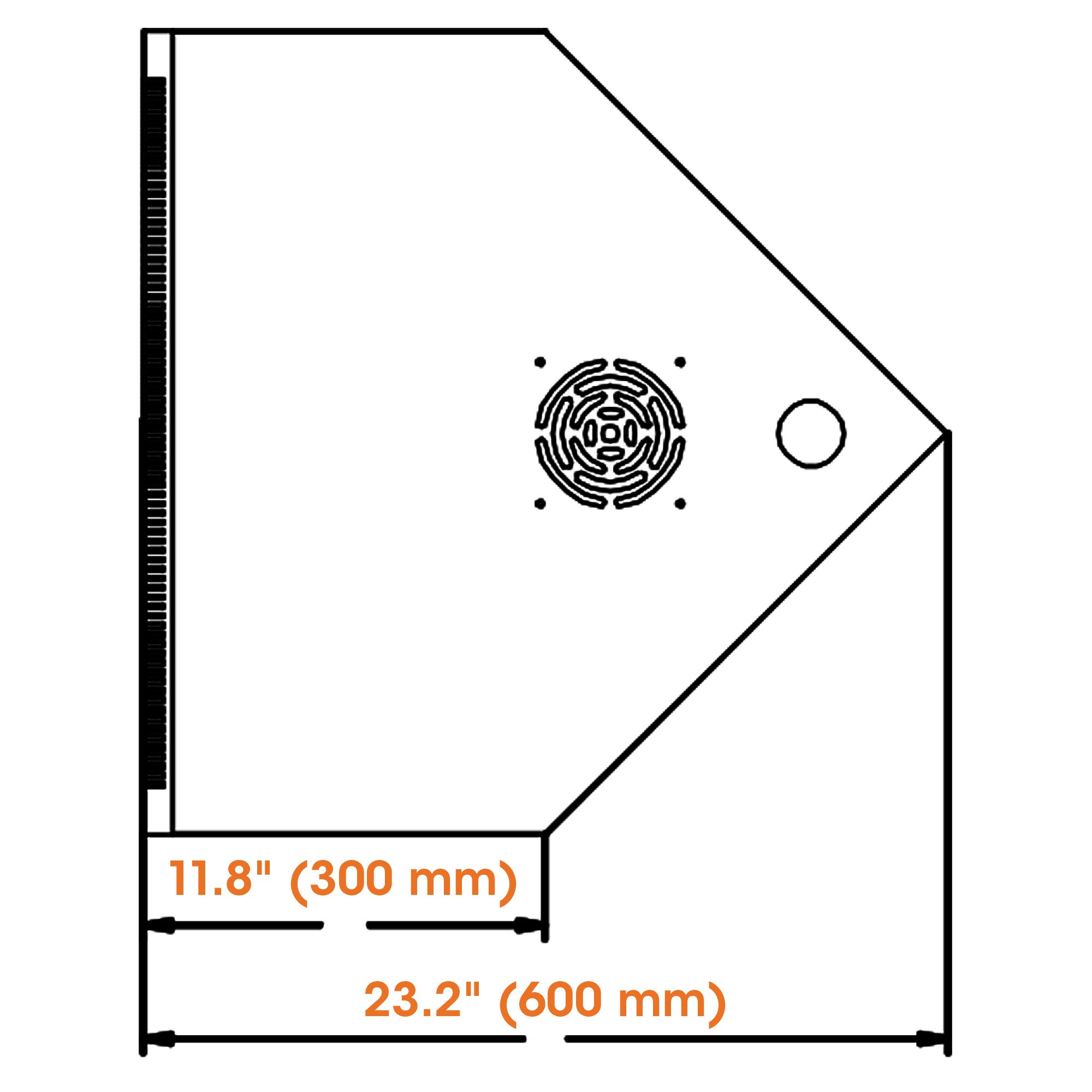 Intellinet Network Cabinet - Wall Mount Corner, 6U – image 7