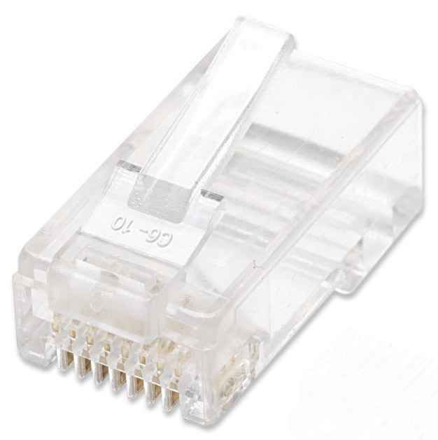 PLUG RJ45,INTELLINET,790055, CAT 5E UTP MULTIFILAR 100 PZAS