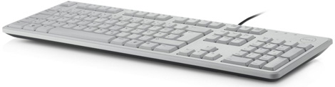 Dell KB212-PL keyboard Office USB AZERTY Grey