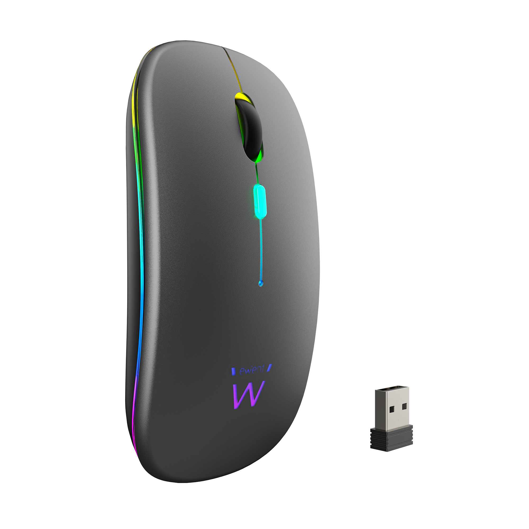Ewent EW3242 mouse Universal Ambidextrous RF Wireless + Bluetooth Optical 1600 DPI – image 1