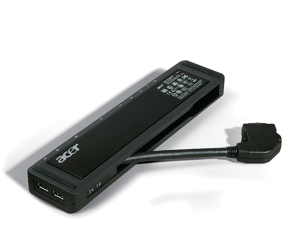 Acer LC.D0100.003 laptop dock/port replicator Black