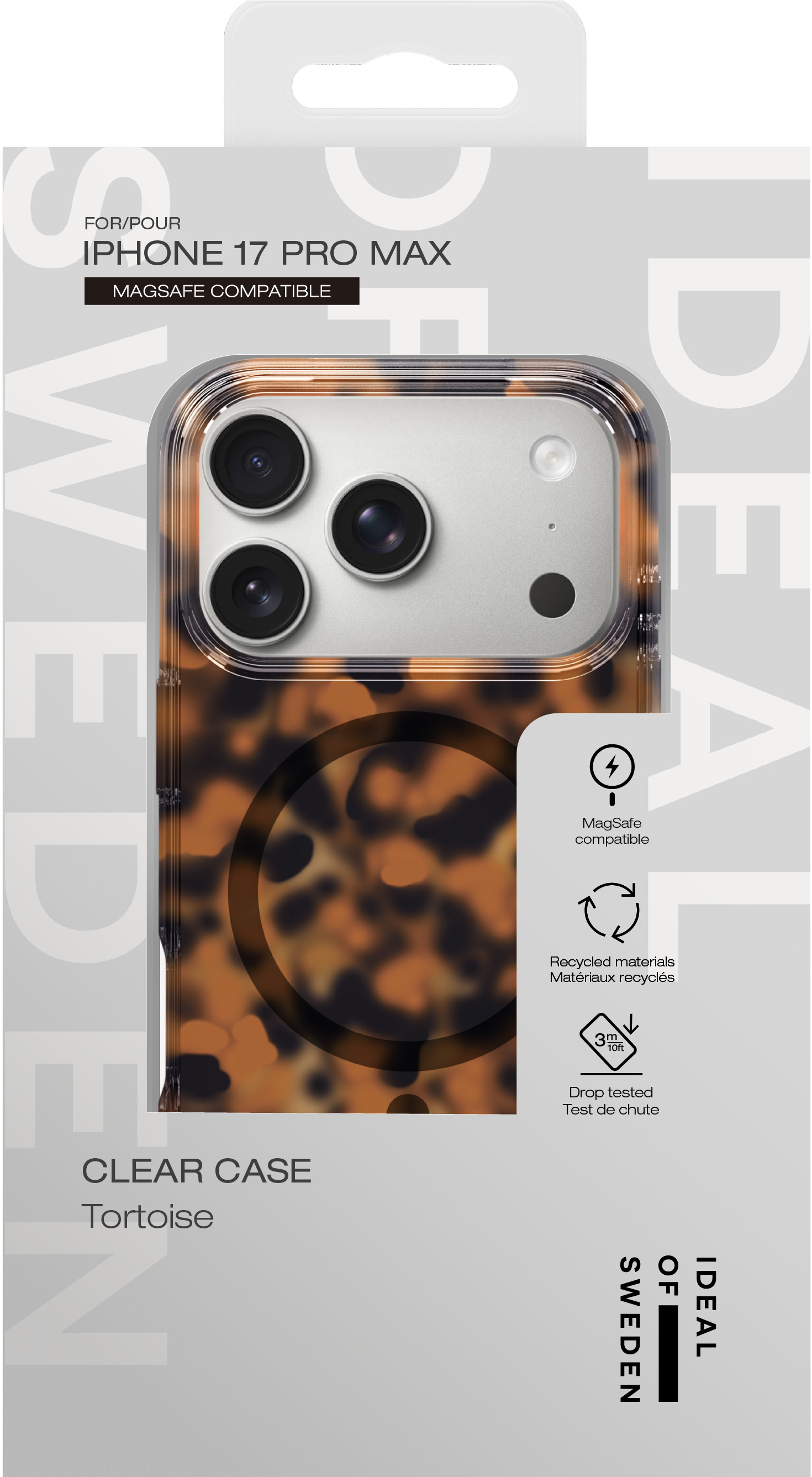 iDeal of Sweden Clear Case MagSafe iPhone 17 Pro Max Tortoise – image 4