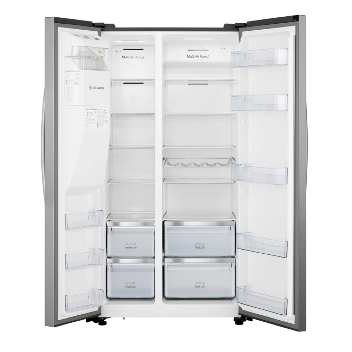 Hisense RS694N4IIF side-by-side refrigerator Freestanding – image 2