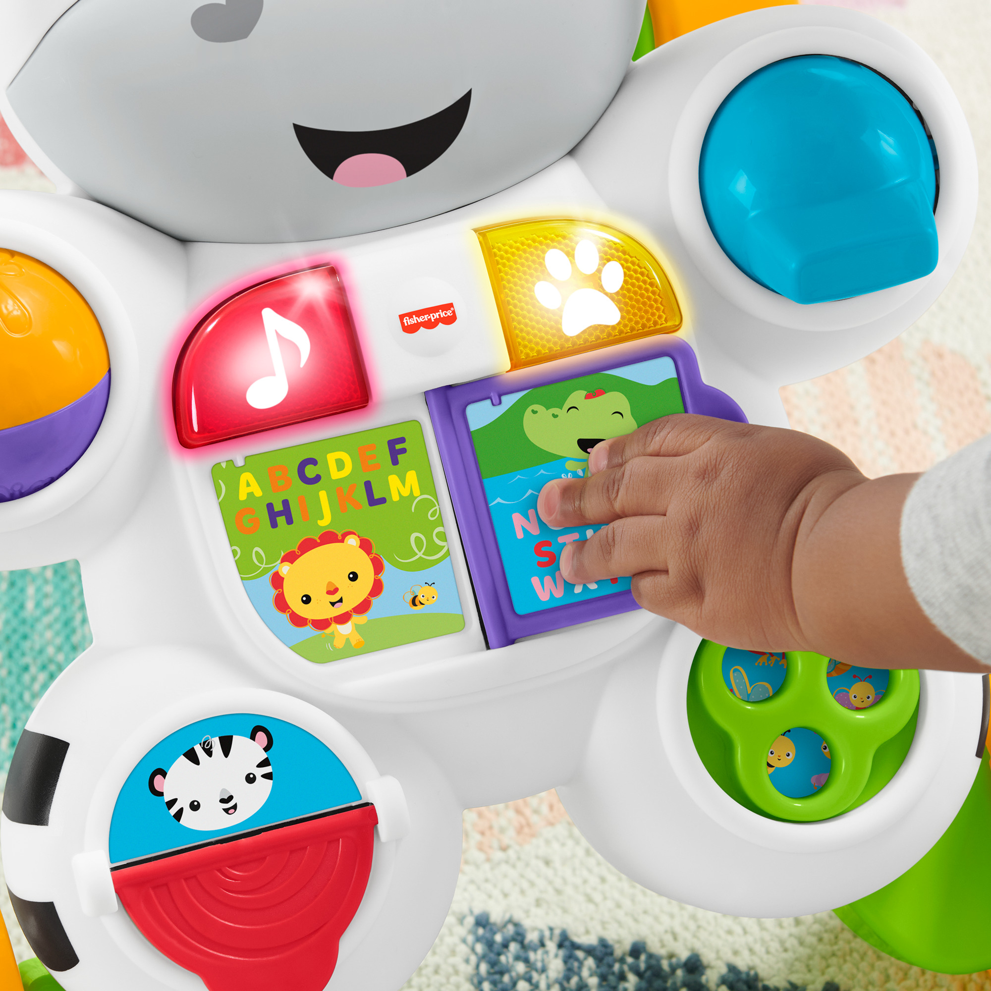 عکس Fisher-Price واکر آموزشی زبرا - نسخه فرانسوی