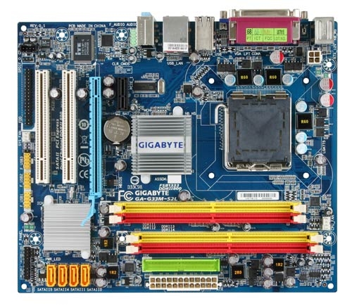 GIGABYTE GA-G33M-S2L - LGA 775, Micro ATX