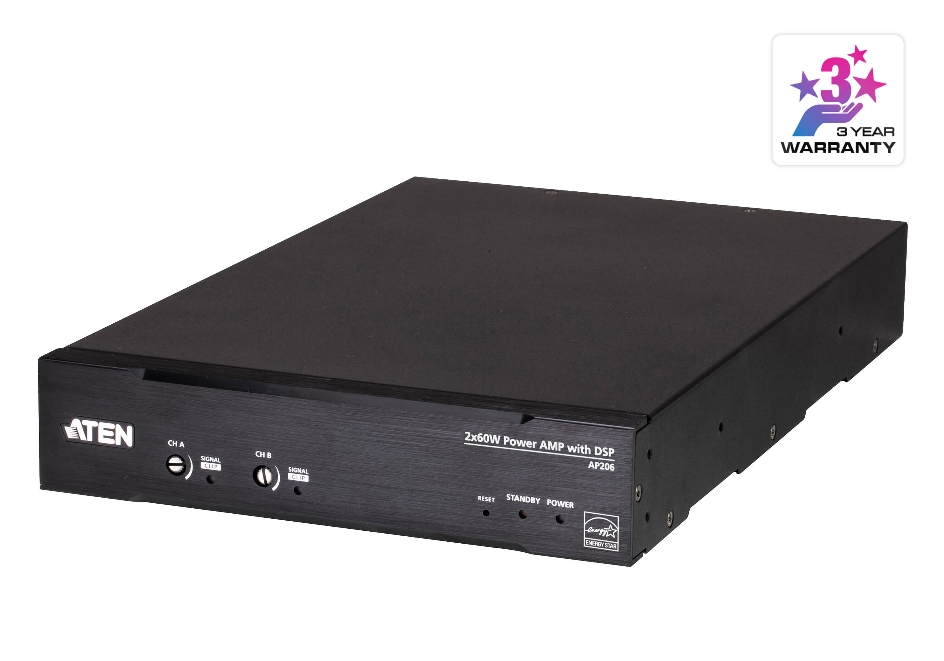ATEN 2x 60W Power Amplifier with DSP
