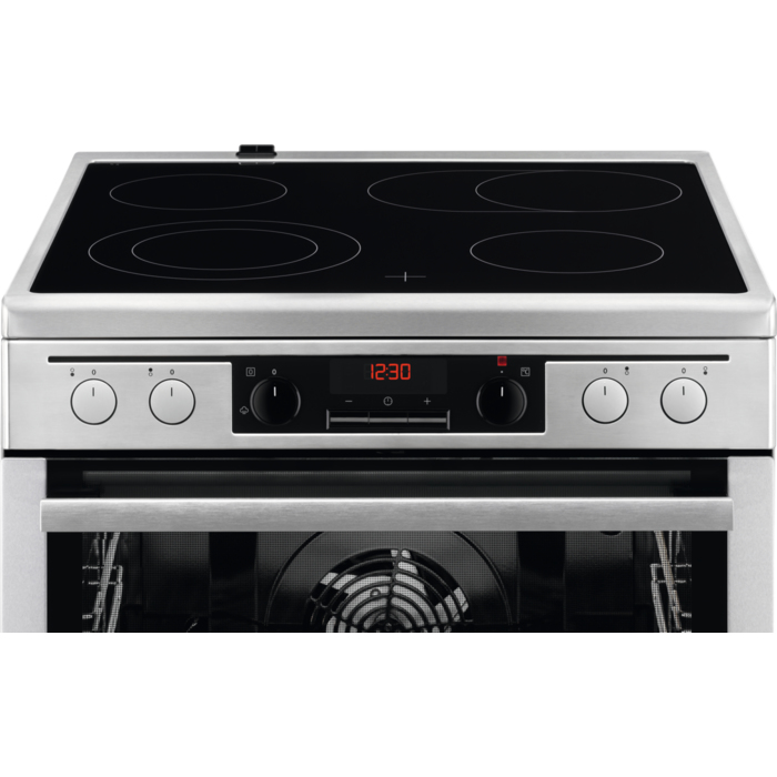 AEG CCB6644ABM Freestanding cooker Electric Ceramic hob Black, Stainless steel – image 3