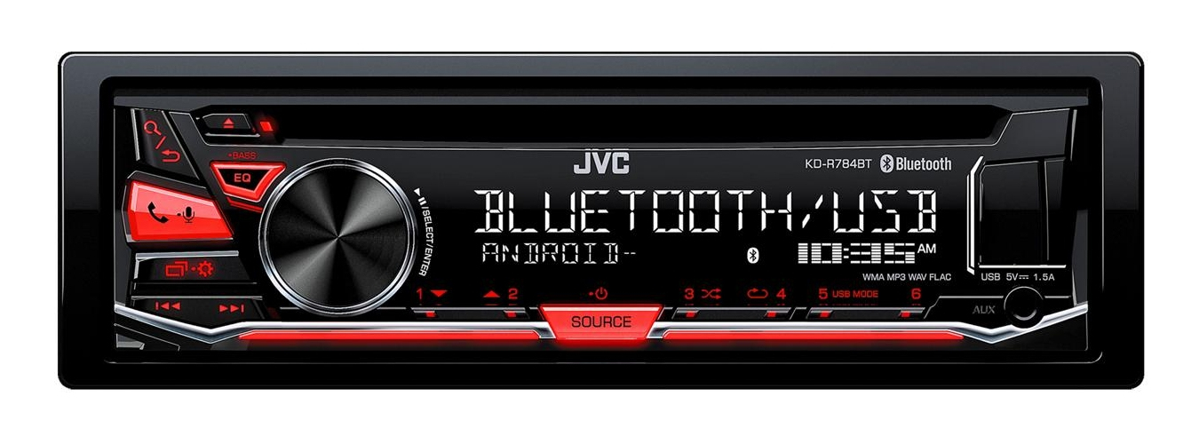 JVC KD-R784BT car media receiver Black Bluetooth – image 3