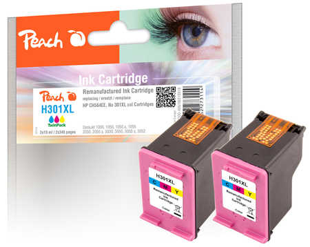 Peach 318816 ink cartridge 2 pc(s) Compatible High (XL) Yield Cyan, Magenta, Yellow
