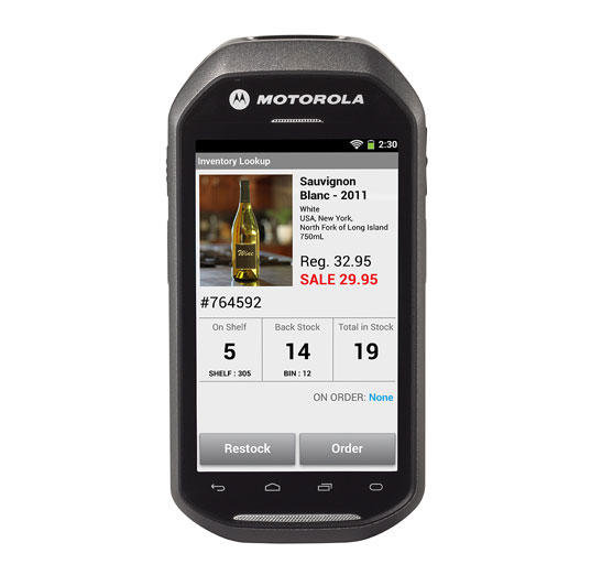 Zebra Motorola MC40N0-SCJ3R01 handheld mobile computer