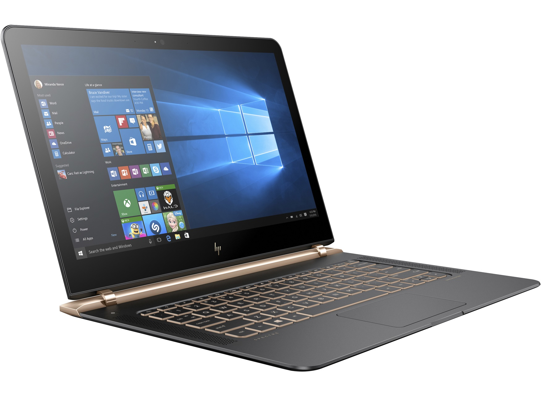 HP Spectre 13 -v101nh Intel® Core™ i7 i7-7500U Laptop – image 4