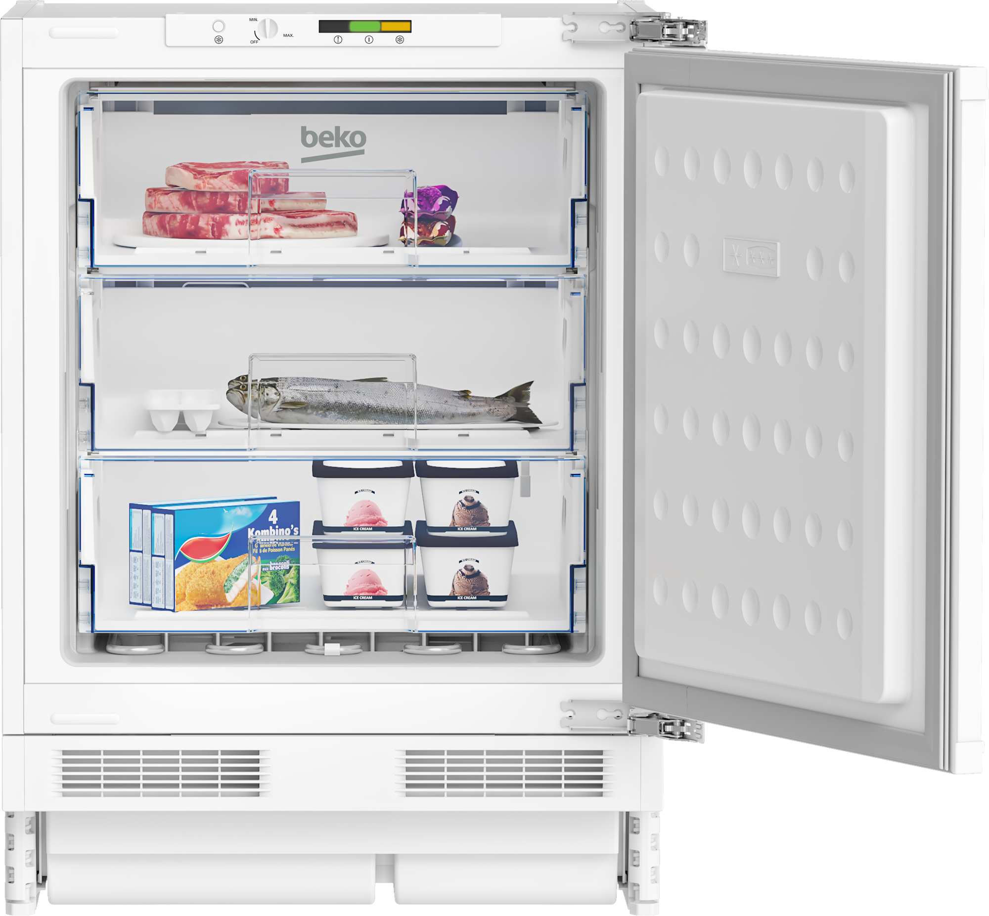 Beko BSF4682 Integrated Undercounter Freezer with Freezer Guard – image 3