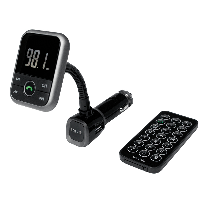 LogiLink FM0005 FM transmitter 87.5 - 108 MHz Bluetooth Black – image 1